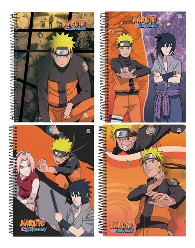 CADERNO 1X1 C.D. NARUTO 